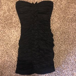 Black Strapless Cocktail Dress XS 3